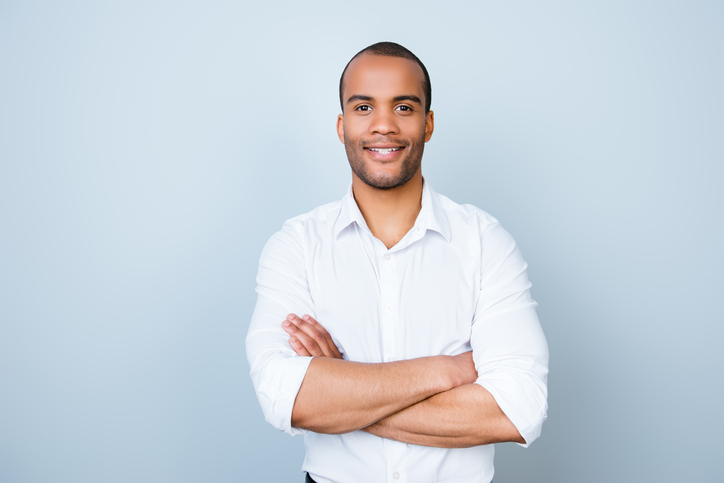 Man with arms crossed