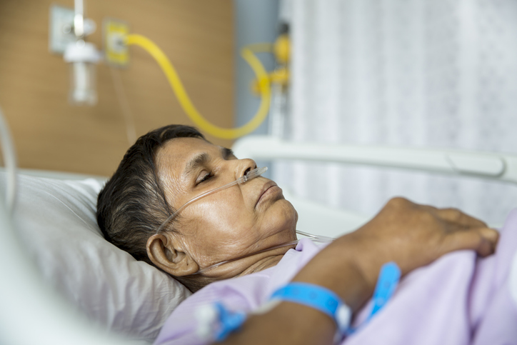 Patient in hospital