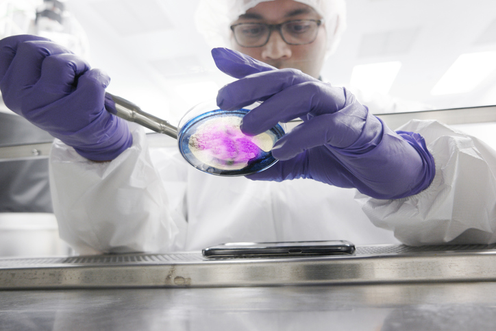Person working in lab