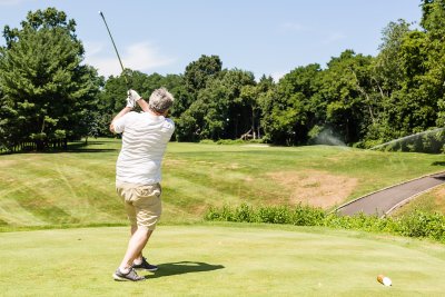 R Fallarino golfing for charity august 2016